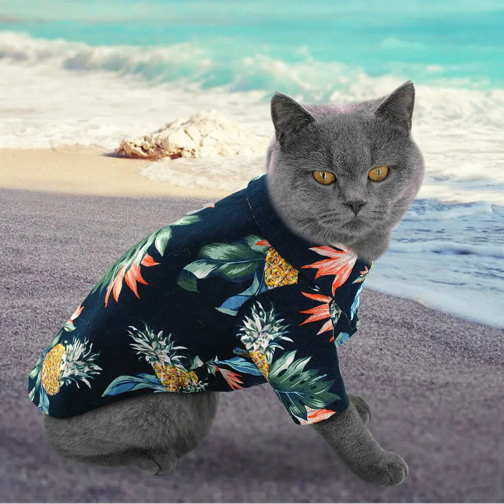 Lightweight, beach-themed vest for puppies, Chihuahuas, Pugs & more.